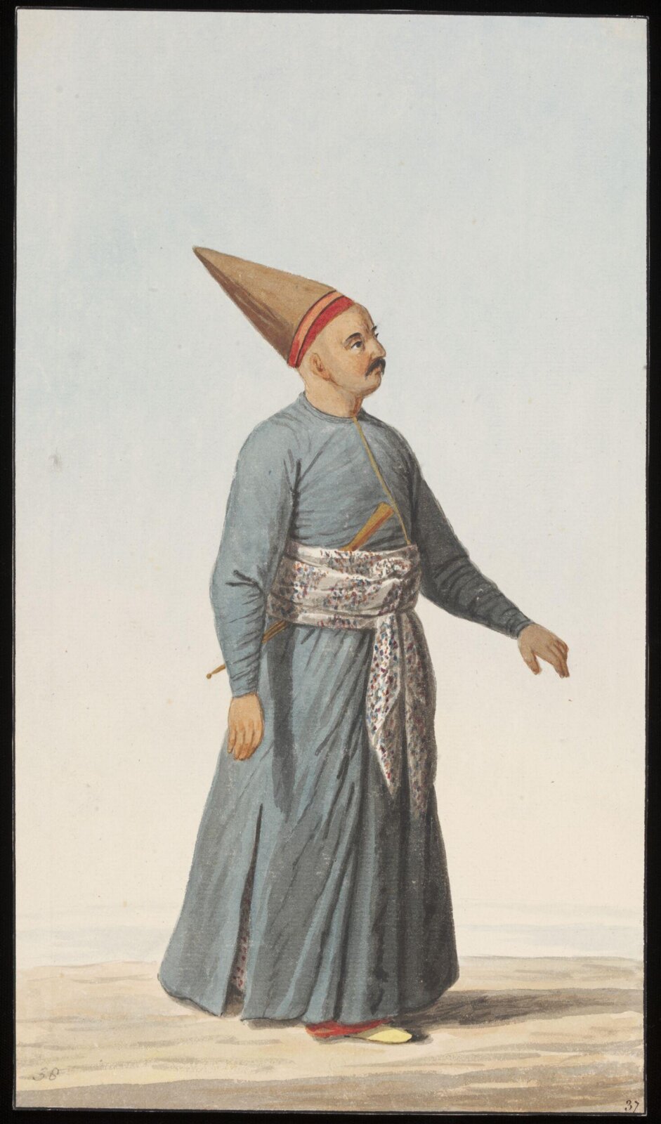 An official in the Sultan's palace, about 1809