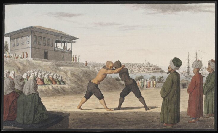 Güres, or a greased wrestling match in the gardens of the Sultan's Palace top image