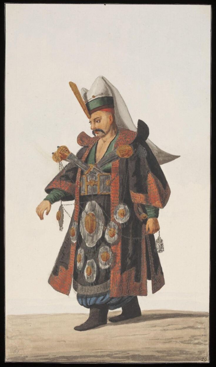 Ascibasi, or Commander of the Janisseries in ceremonial dress top image
