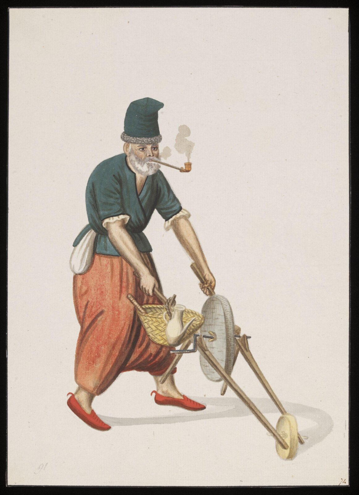 Biçakçi, or itinerant knife grinder, about 1809
