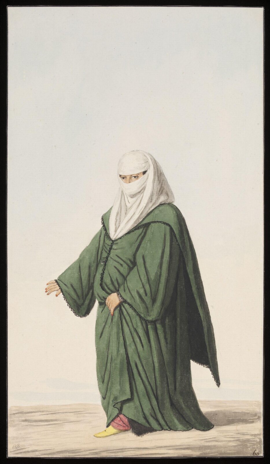 A veiled Turkish woman, about 1809