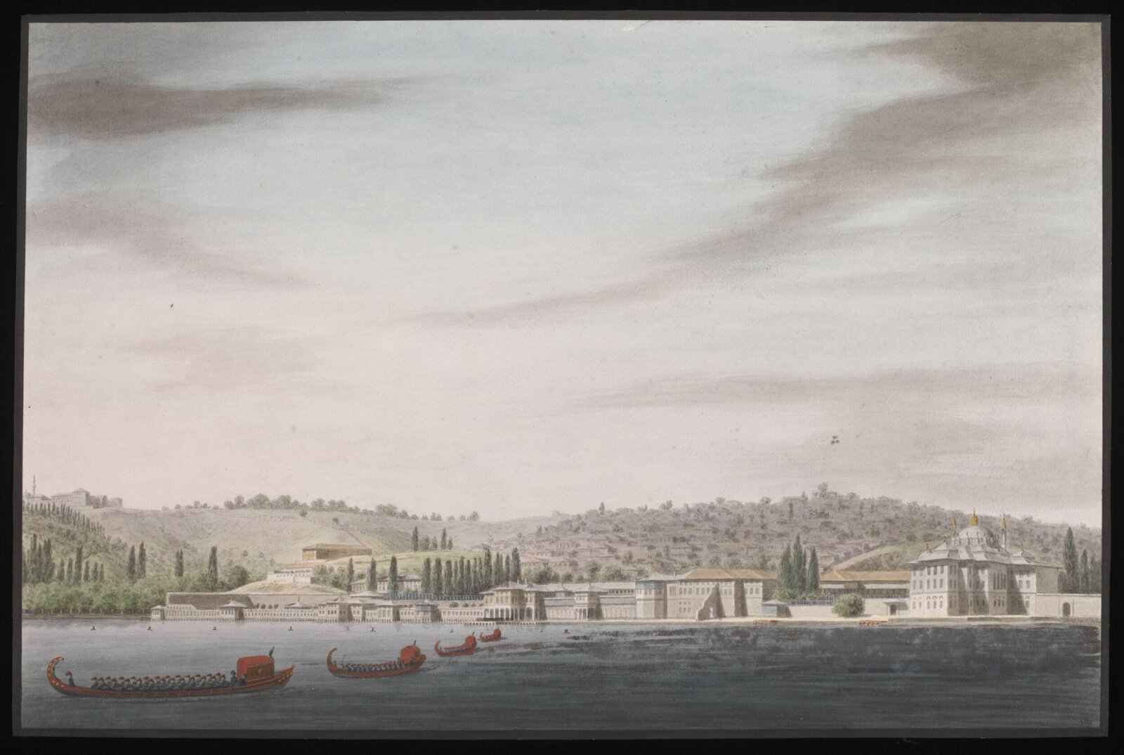 Besiktas on the Bosphorus, about 1809.