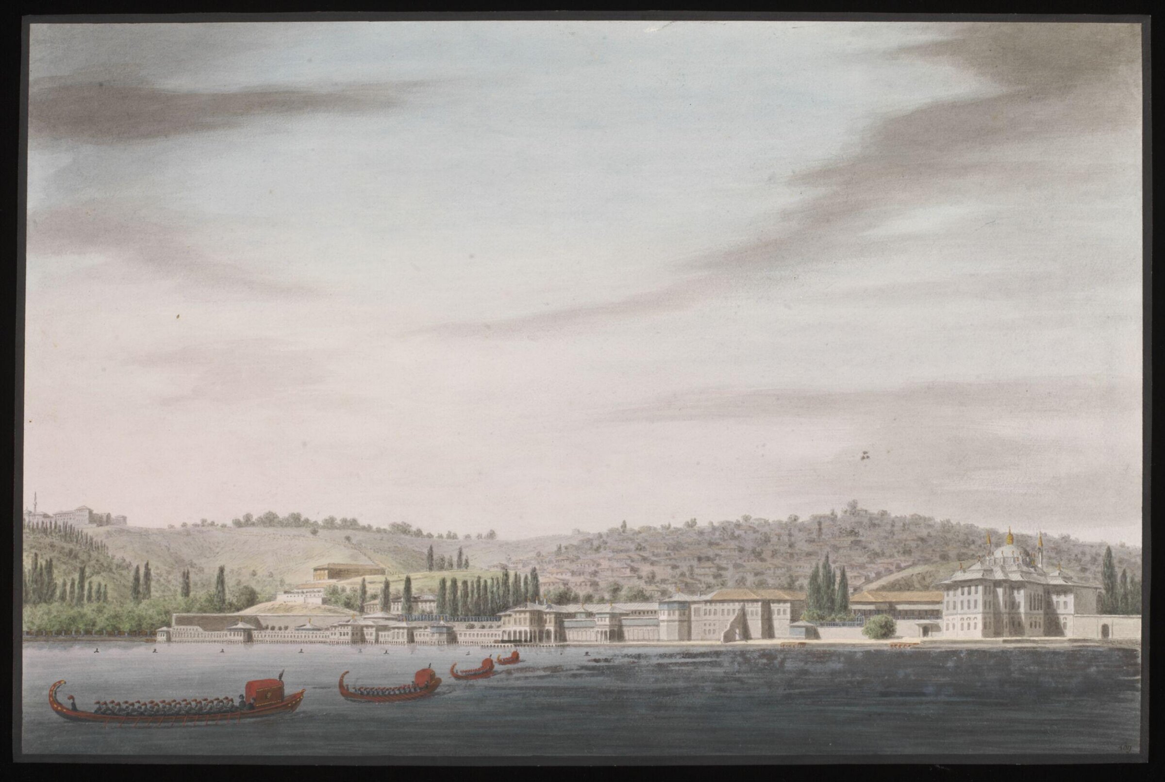 Besiktas on the Bosphorus, about 1809.