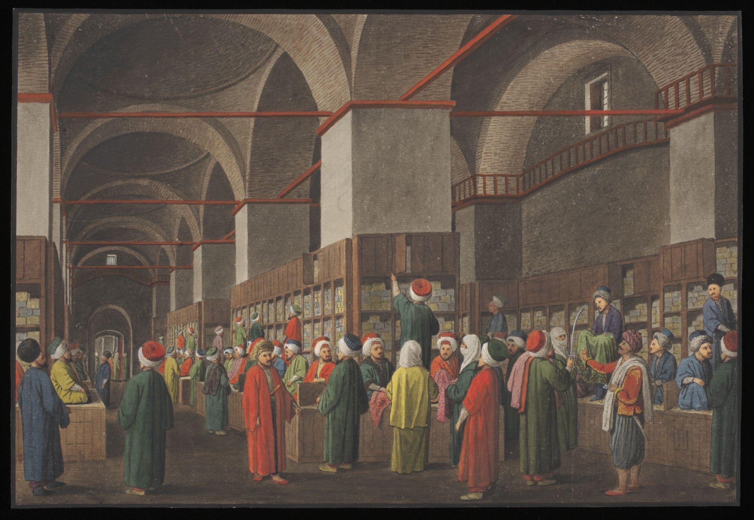 Sandal Bedesteni, or Silk Bazaar, about 1809
