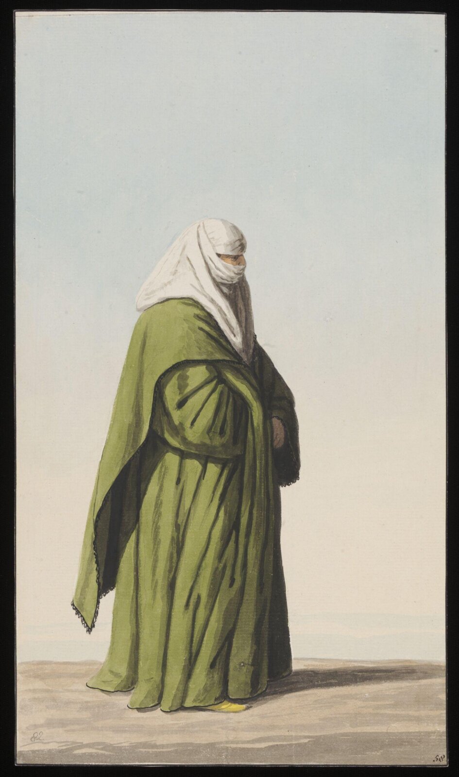 A veiled Turkish woman, about 1809