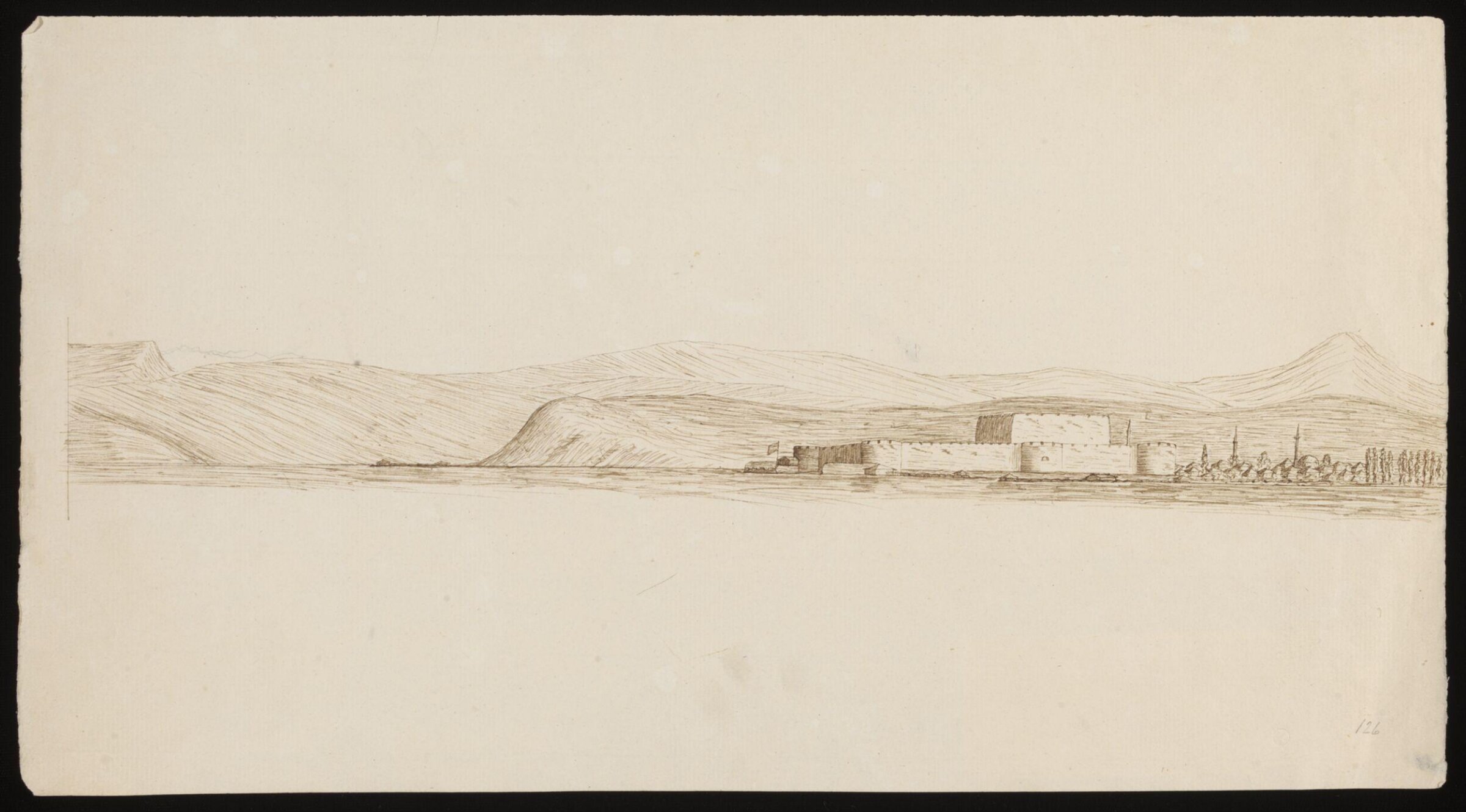 Kale-i-Sultaniye, opposite Canakkale, Dardenelles, David Richard Morier, 1808-1812