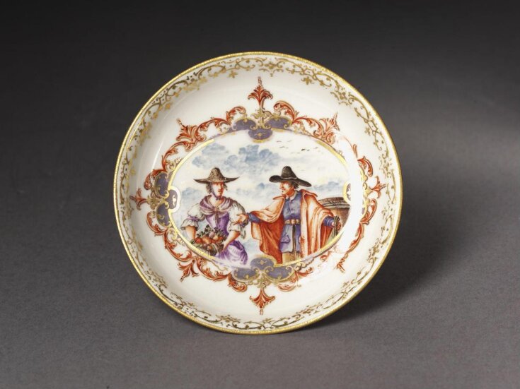Saucer Höroldt, Johann Gregorius V&A Explore The Collections