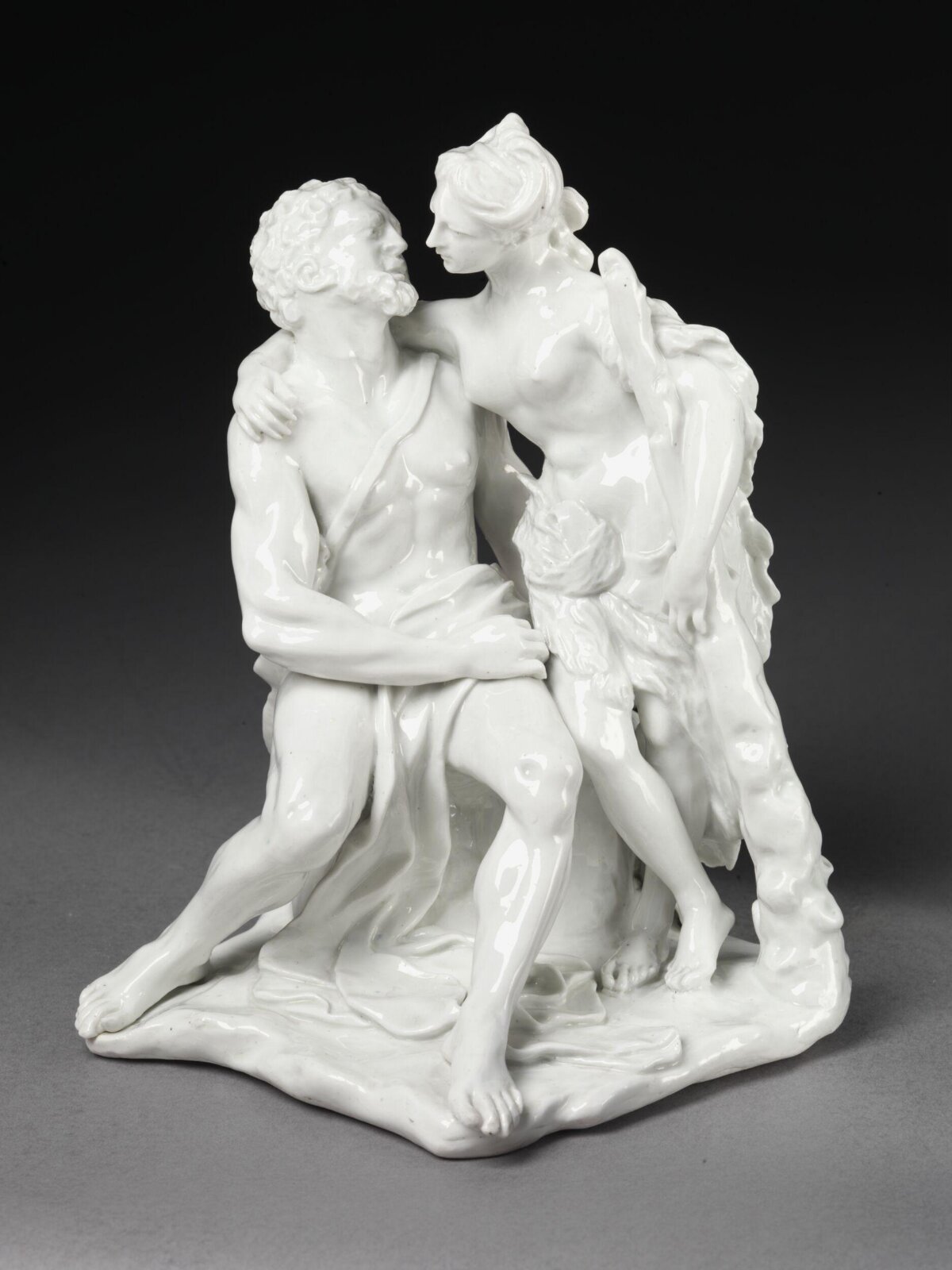 Figure group, Charles Gouyn's factory, ca. 1750-1760