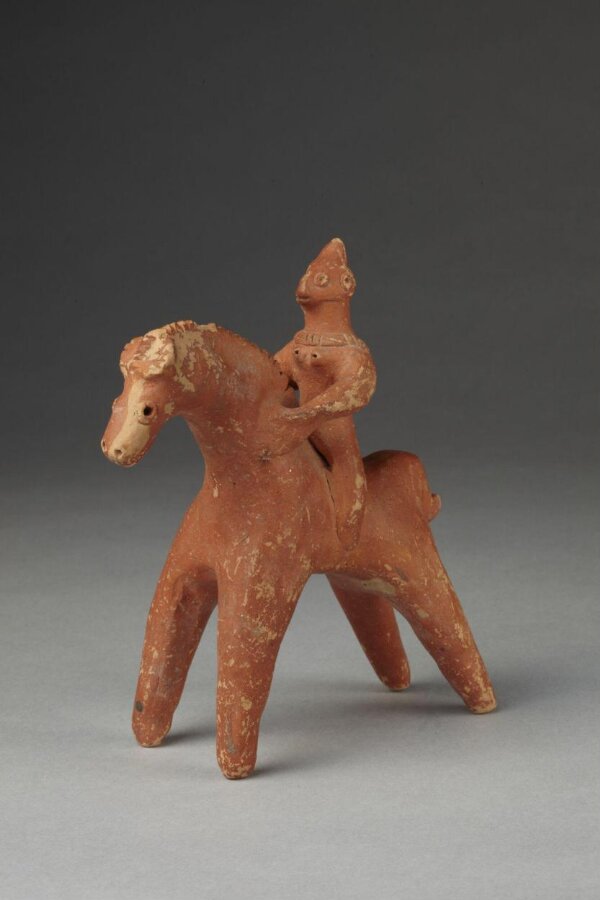 Terracotta horse and rider | Unknown | V&A Explore The Collections