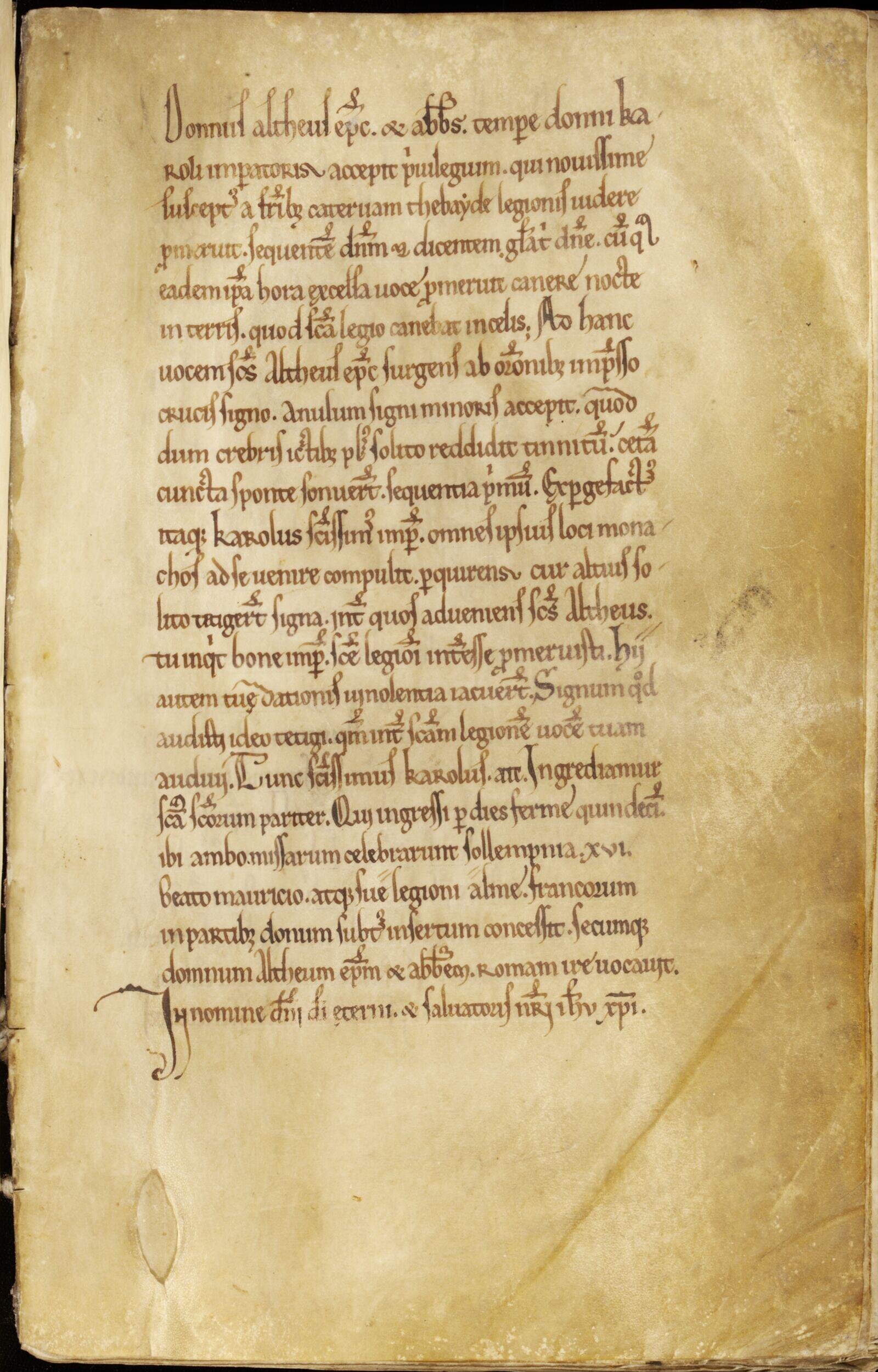 Evangelistary-Missal (the 'St Maurice d'Agaune Missal'), in Latin.