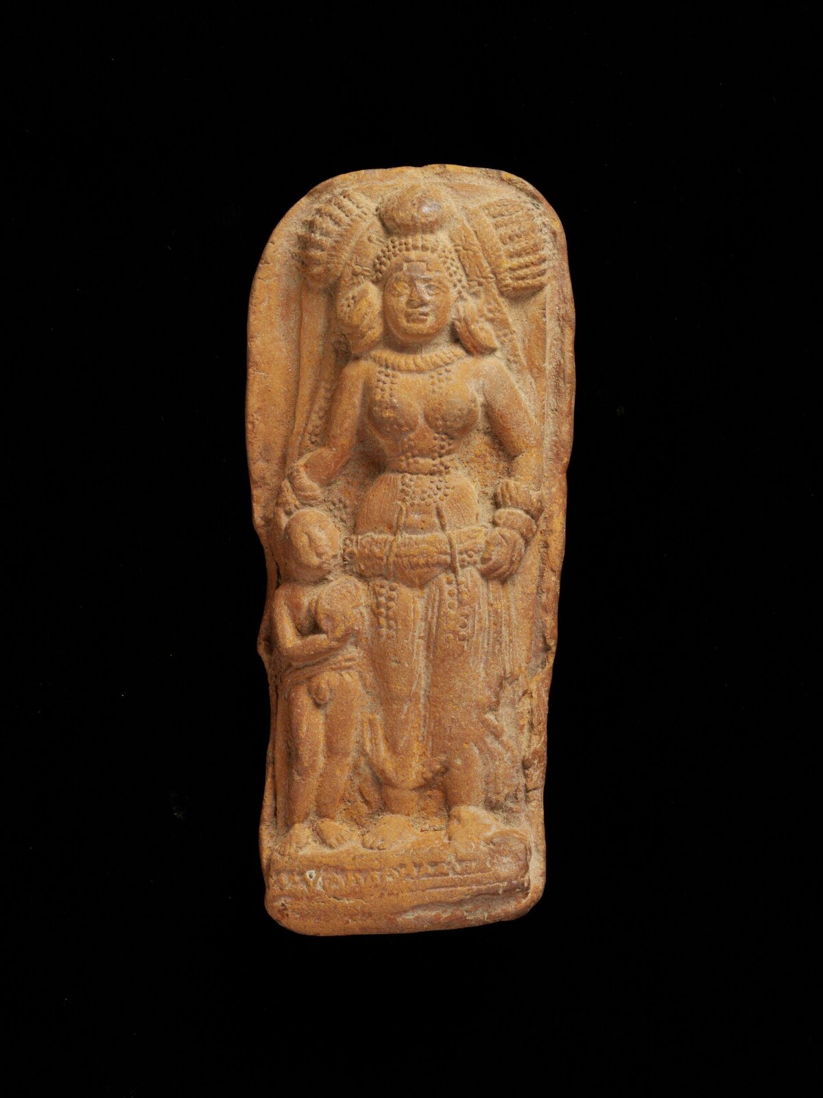 Mother goddess with attendant, 2nd century BC - 1st century BC