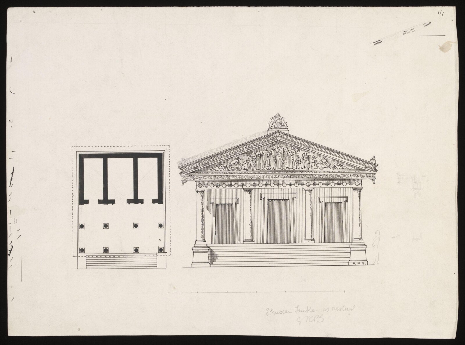 Drawing, Richard Phené Spiers, 19th century