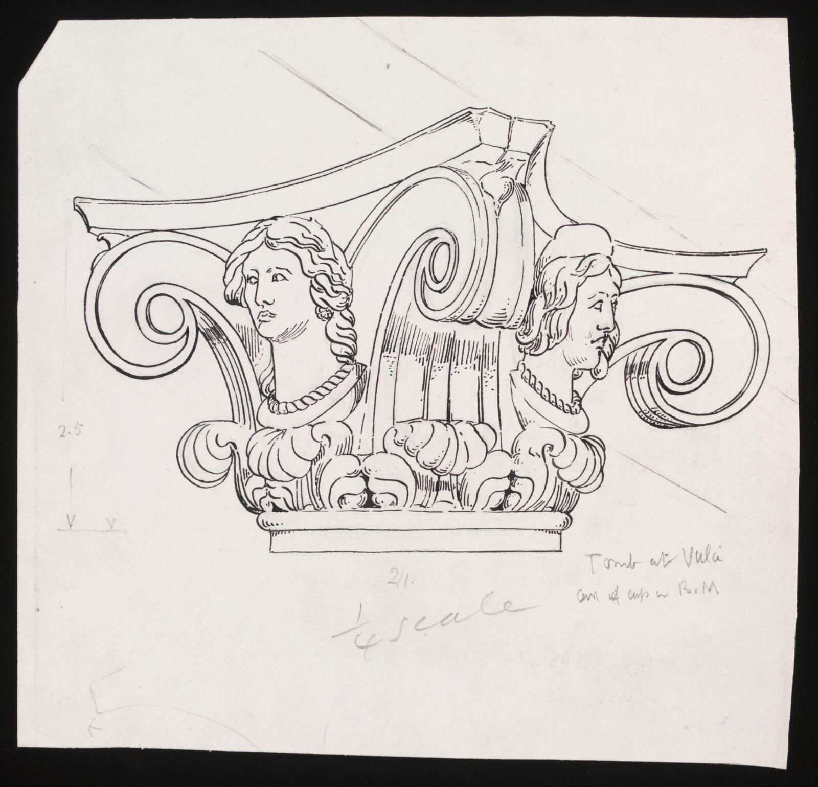 Drawing, Richard Phené Spiers, 19th century