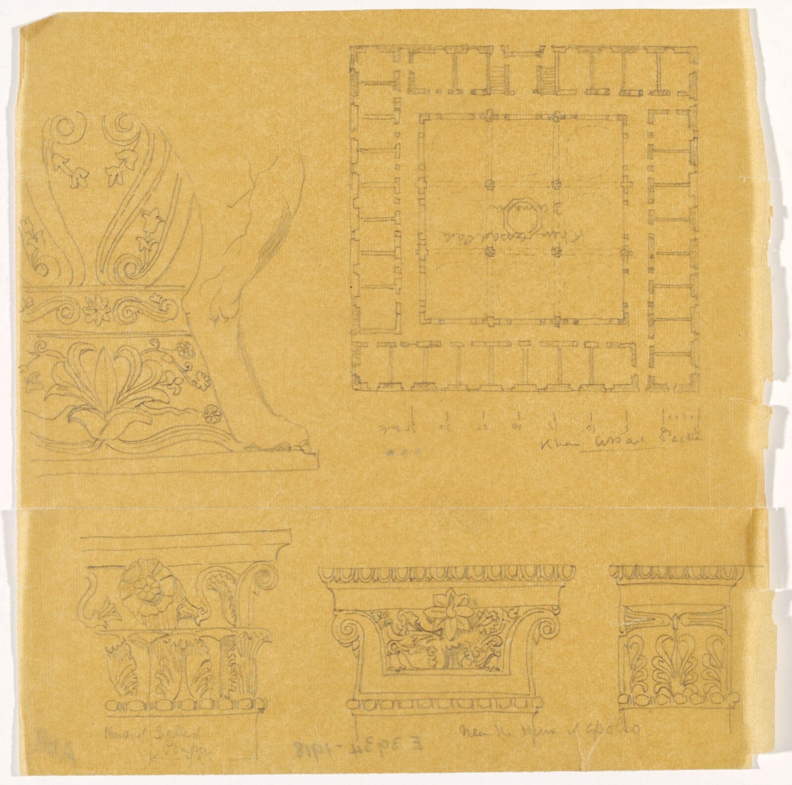 Drawing, Richard Phené Spiers, 19th century