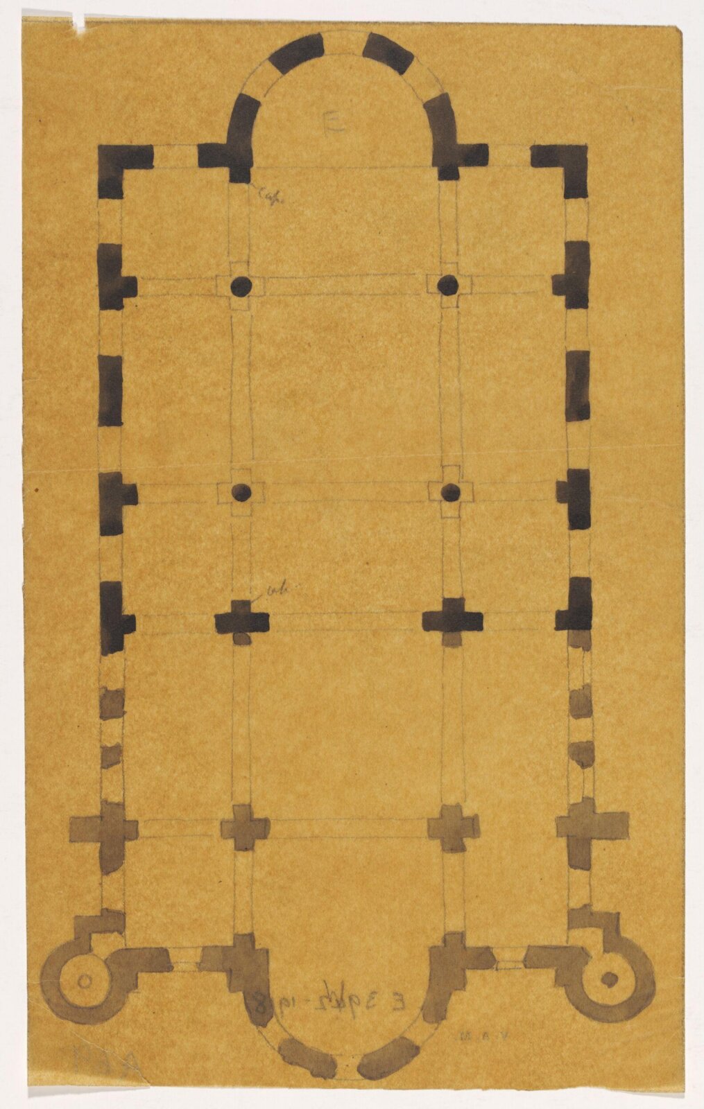Drawing, Richard Phené Spiers, 19th century