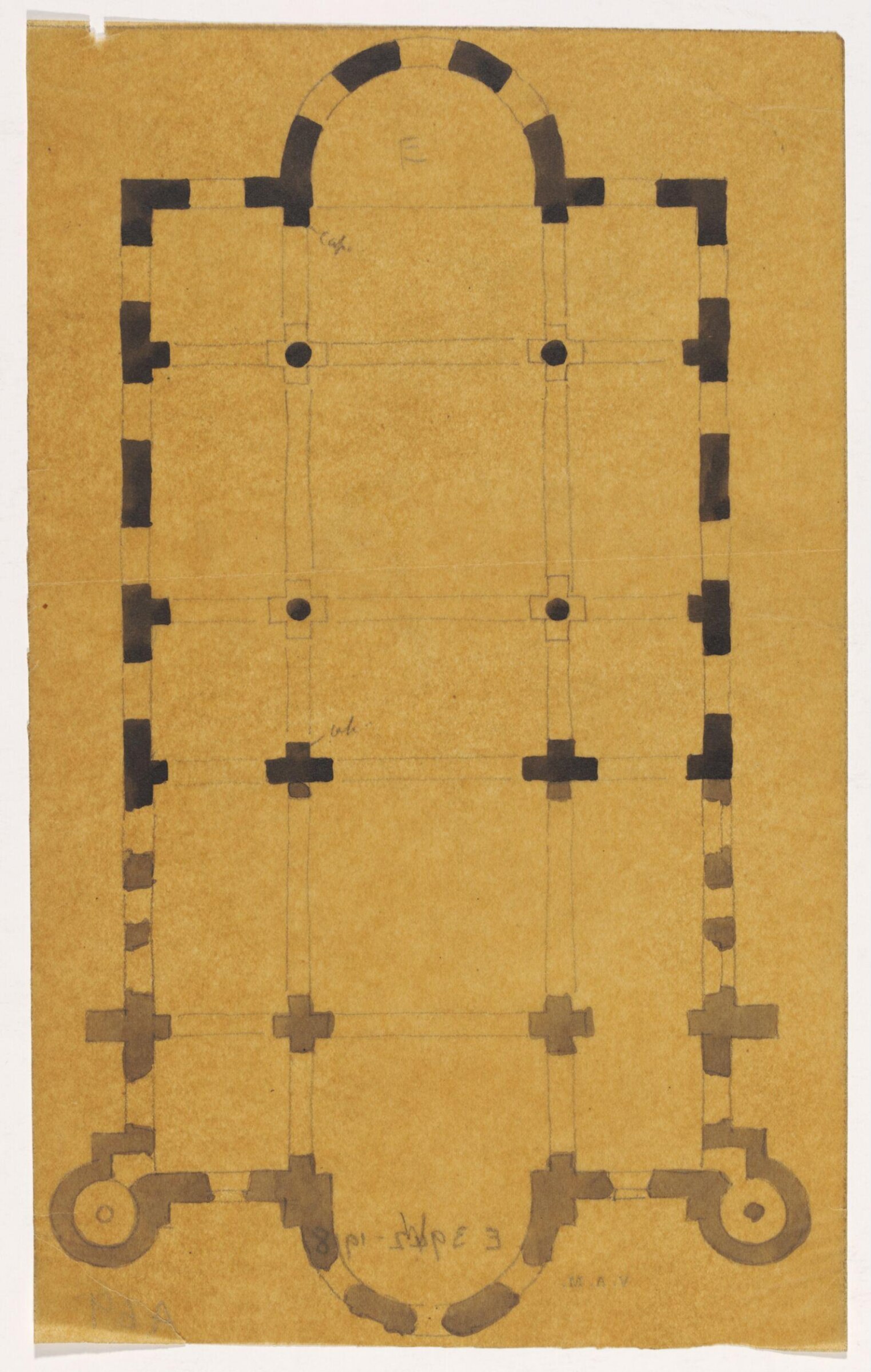 Drawing, Richard Phené Spiers, 19th century