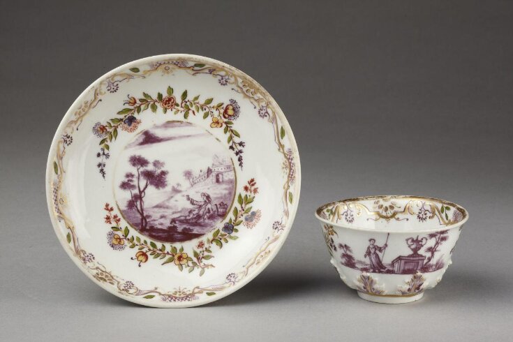 Cup and Saucer | Metsch, Johann Friedrich | V&A Explore The Collections