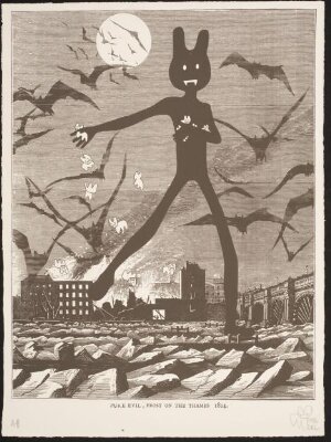 Pure Evil. Frost on the Thames 1814.