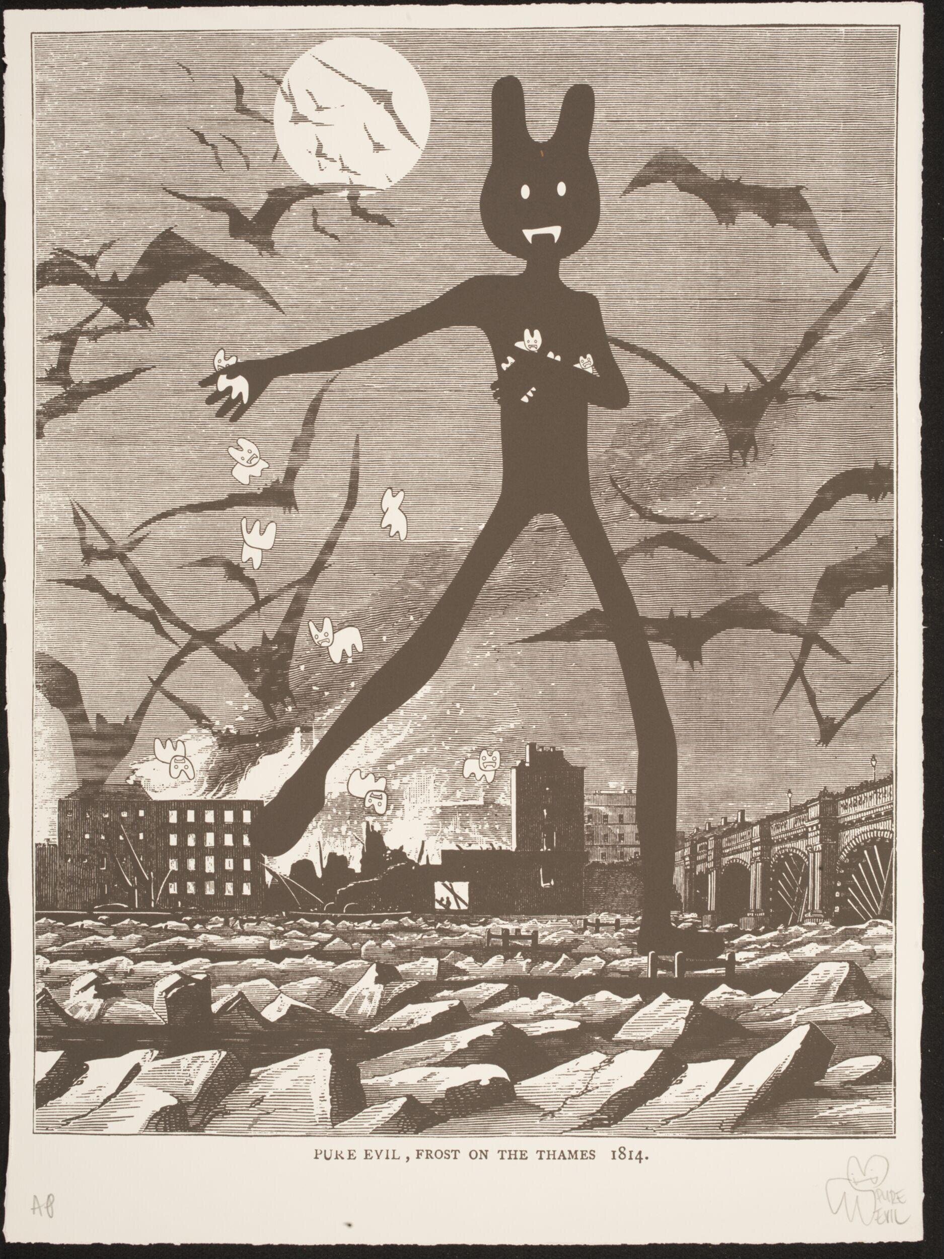 Pure Evil. Frost on the Thames 1814.