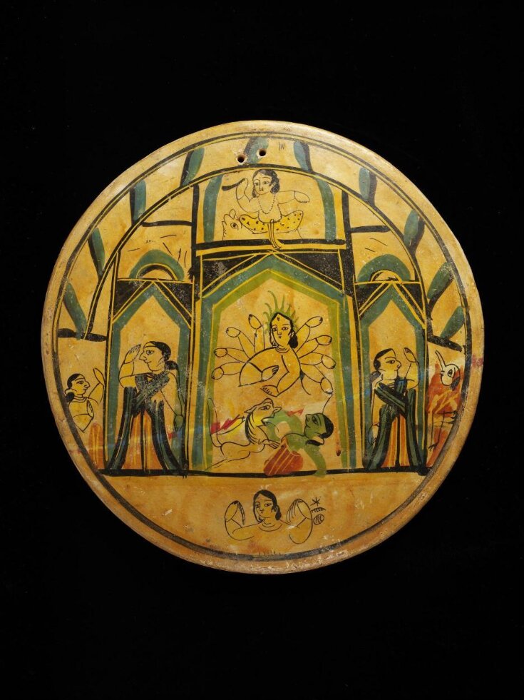 Lakshmi-sara (Ritual pot-cover) top image