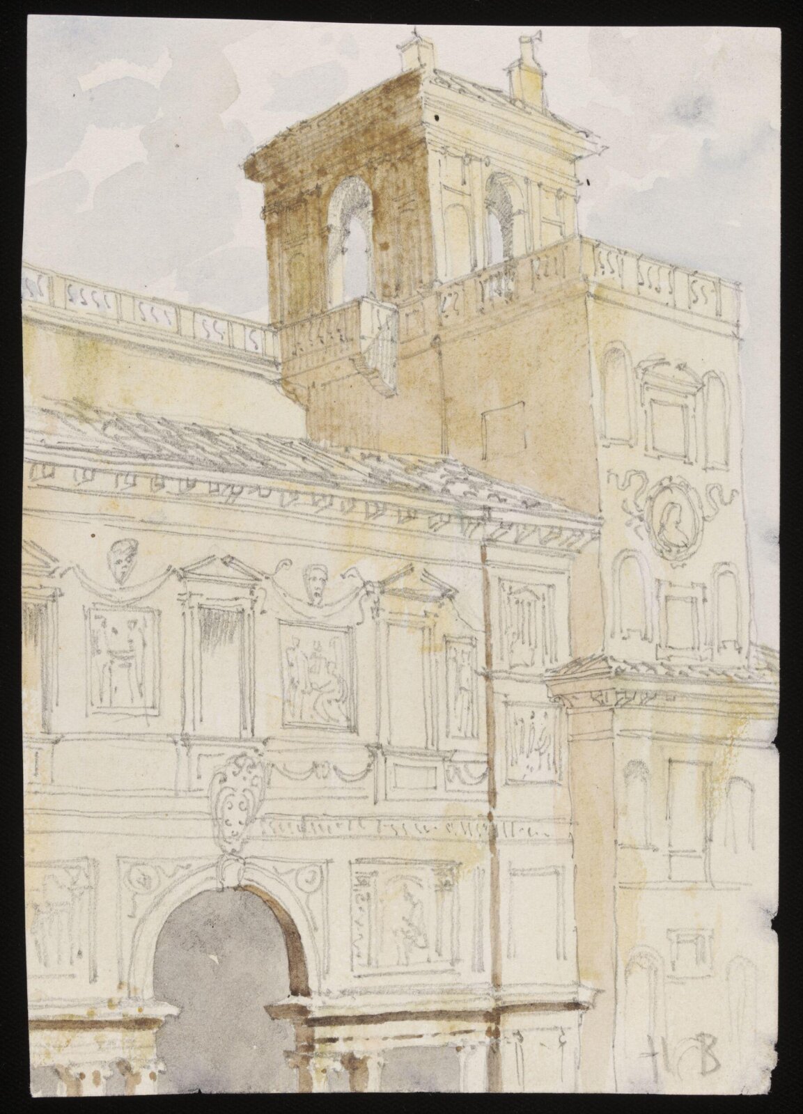 Drawing, Richard Phené Spiers, 19th century