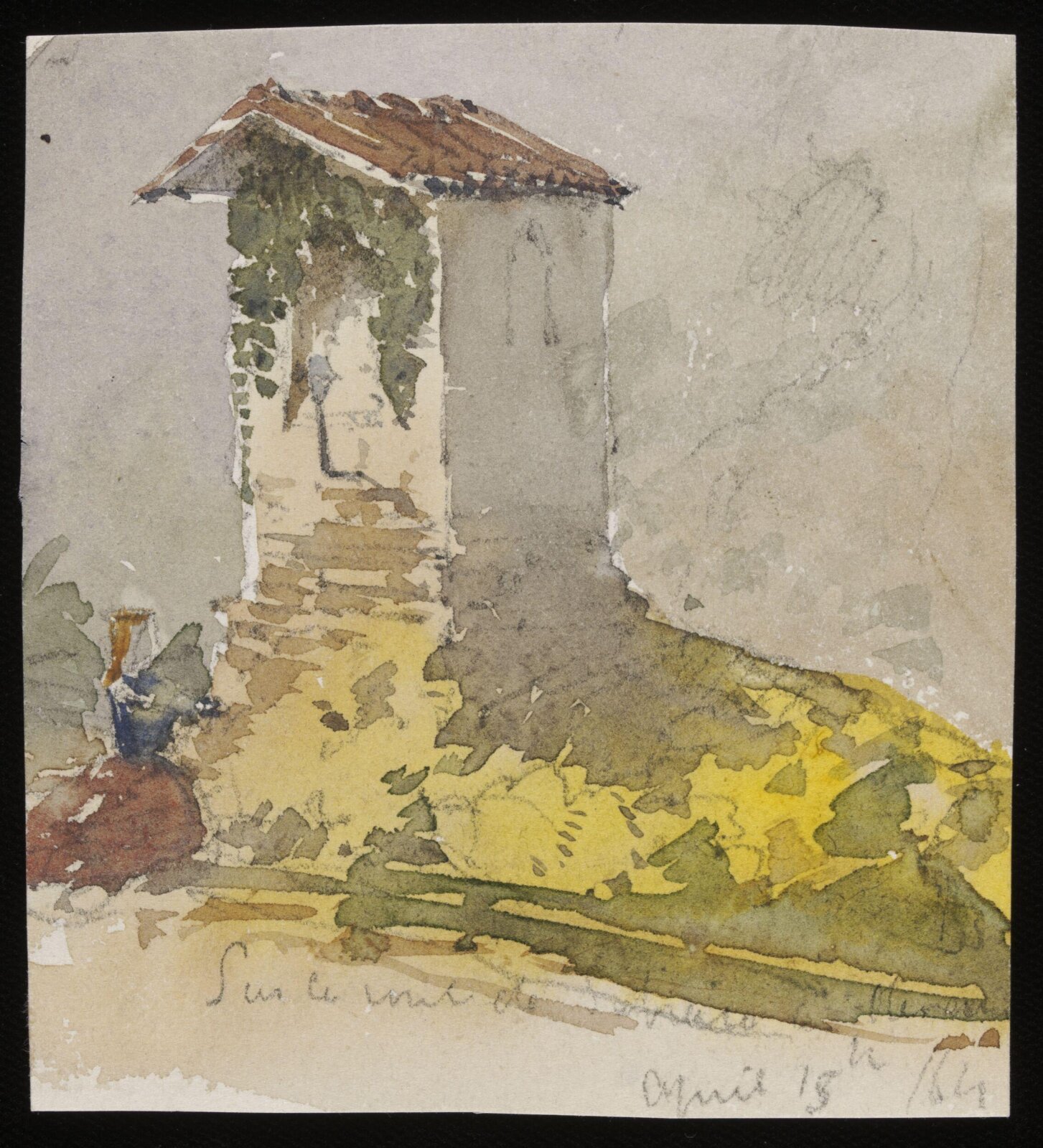 Drawing, Richard Phené Spiers, 18th April 1864