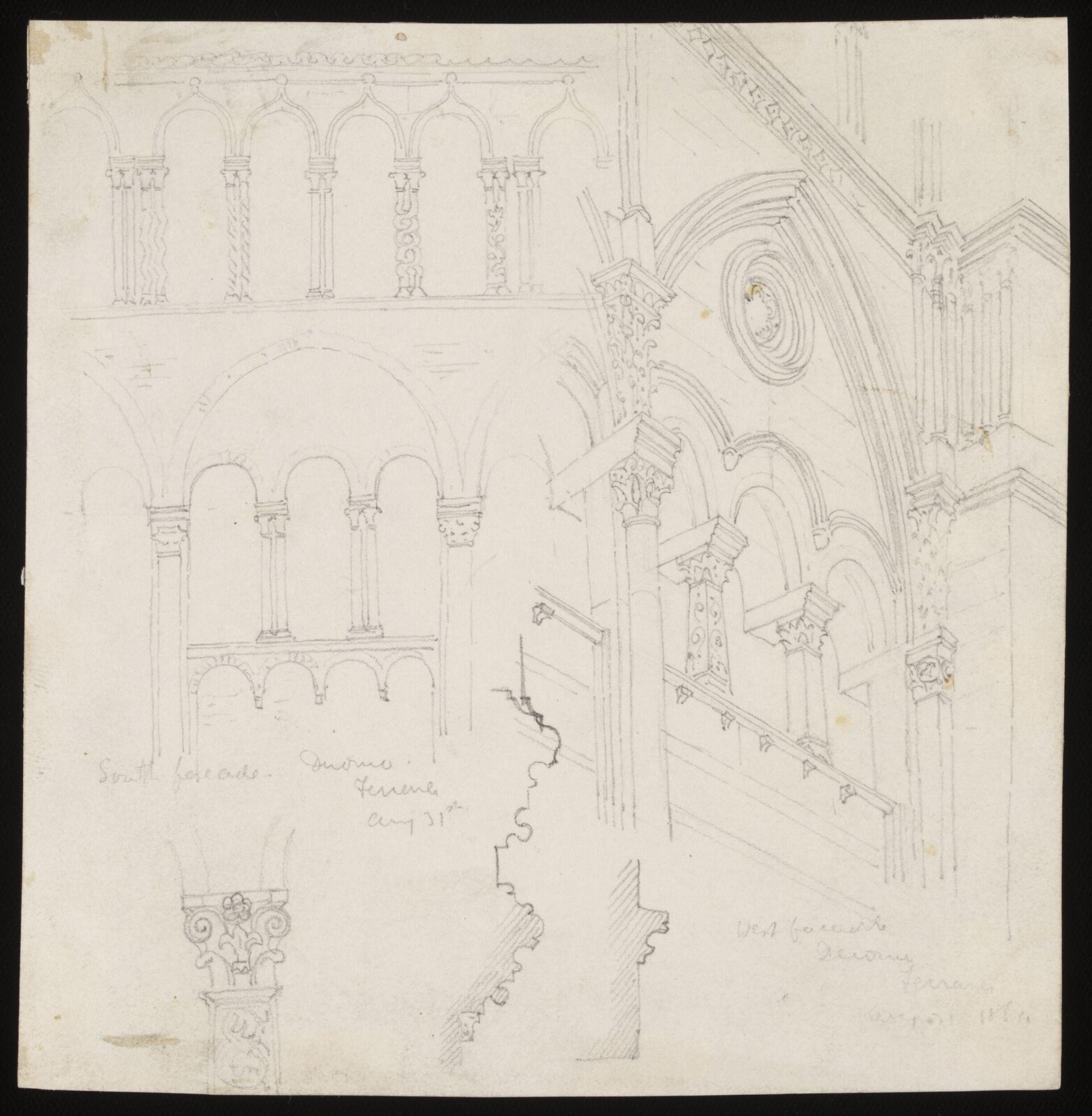 Drawing, Richard Phené Spiers, 19th century