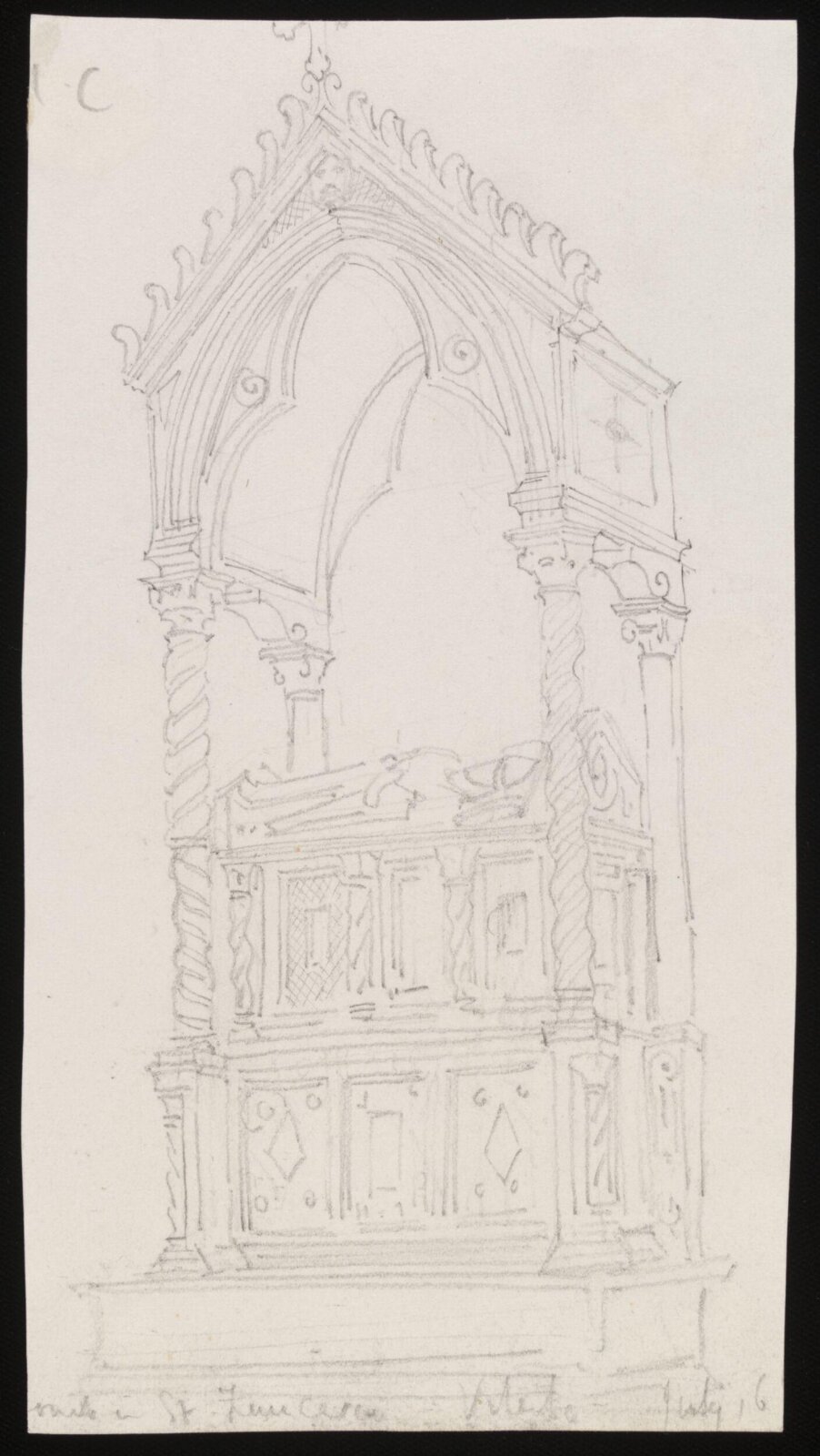 Drawing, Richard Phené Spiers, 19th century