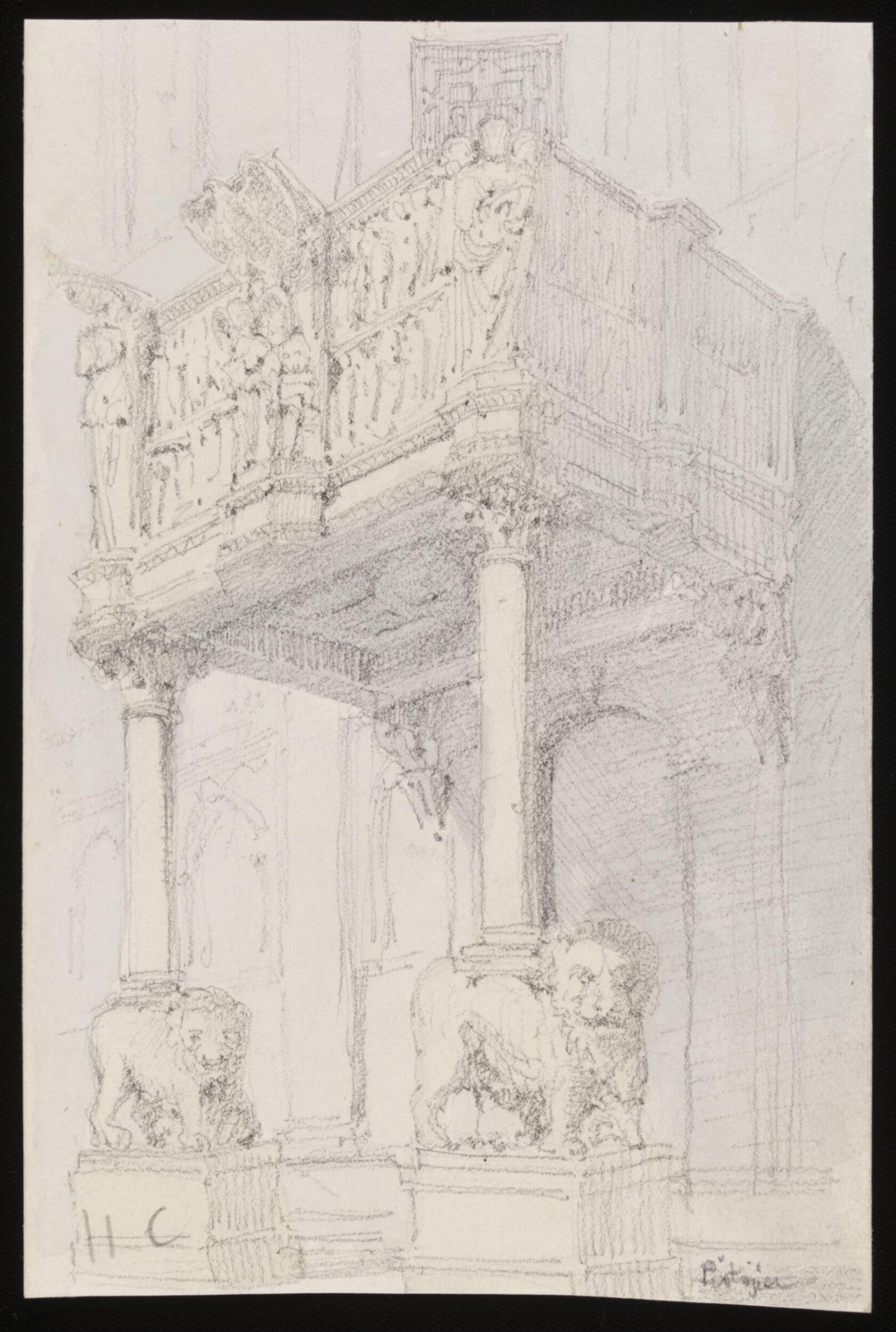 Drawing, Richard Phené Spiers, 19th century