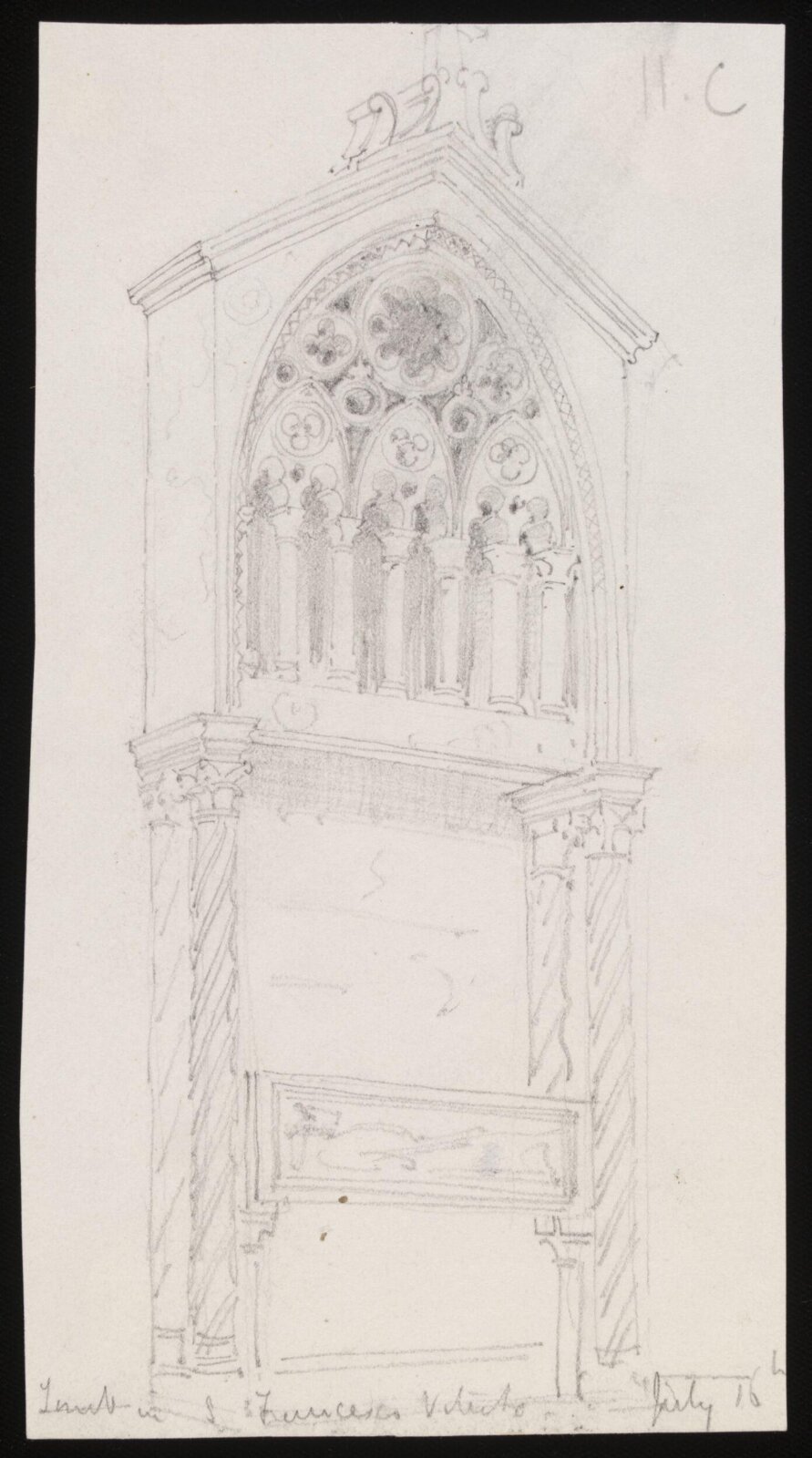 Drawing, Richard Phené Spiers, 19th century