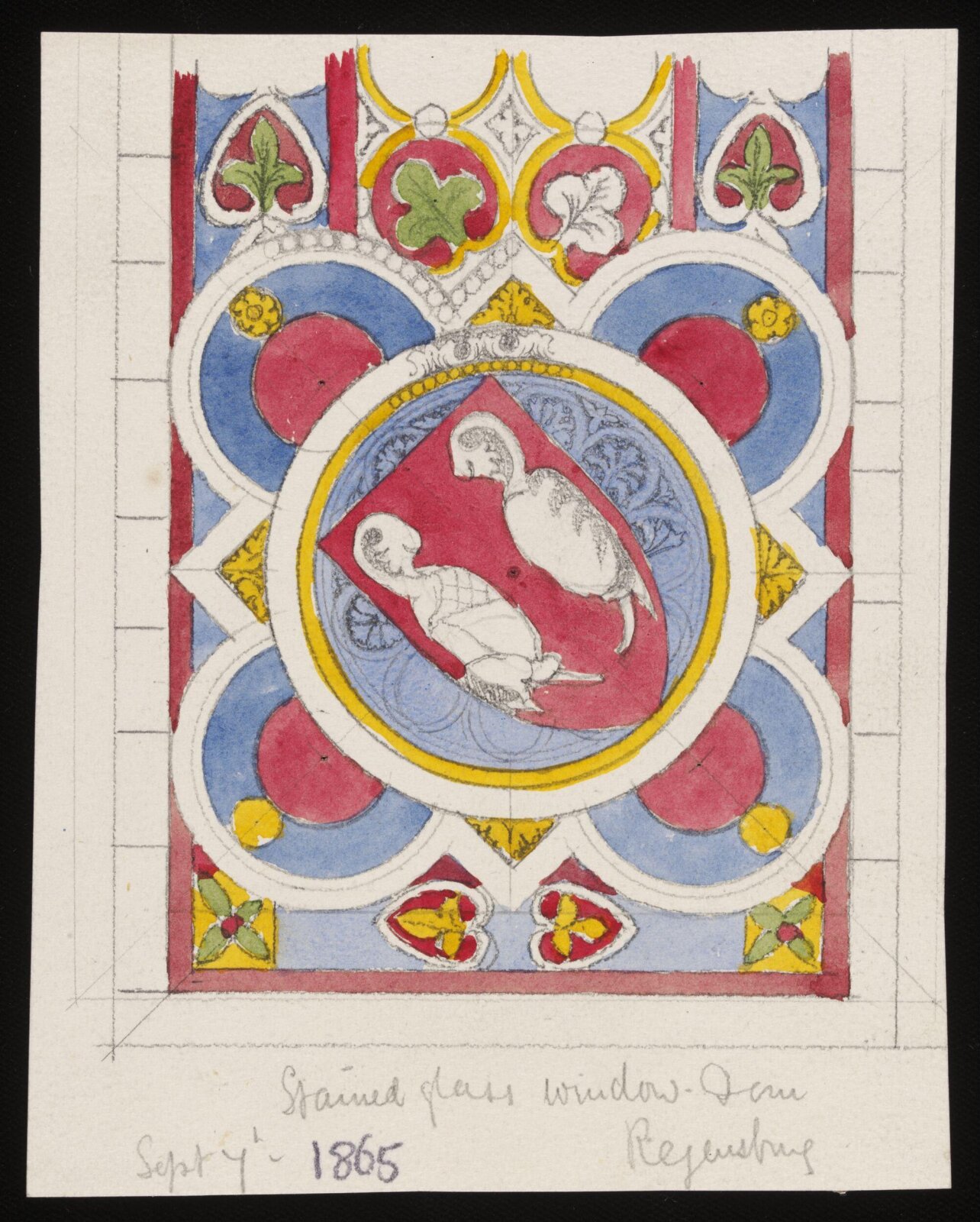 Drawing, Richard Phené Spiers, 7th Sept 1865