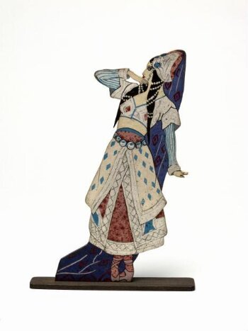 Wooden figure showing Lubov Tchernicheva