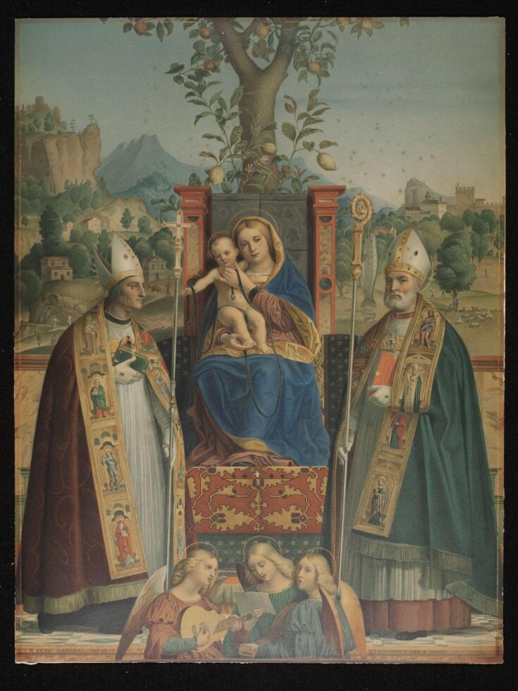 Virgin and Child with Saint Lorenzo Giustiniani and Zeno image