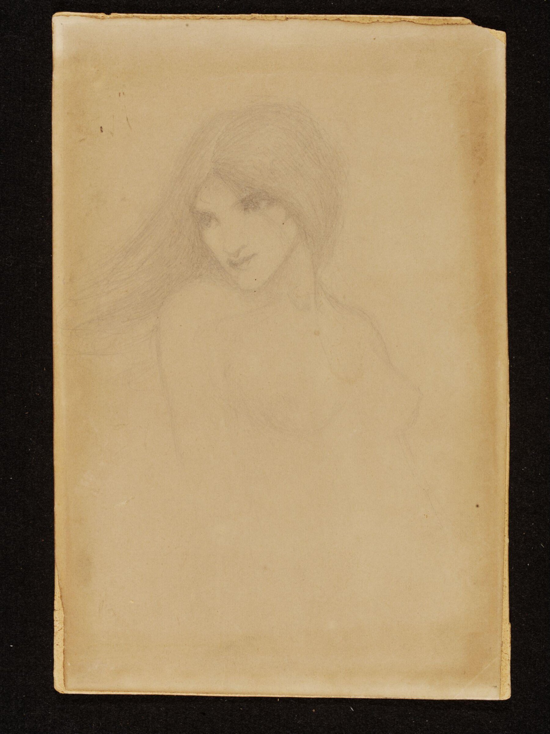 Study of a female head and torso, Glyn Warren Philpot, ca.1900-ca. 1937