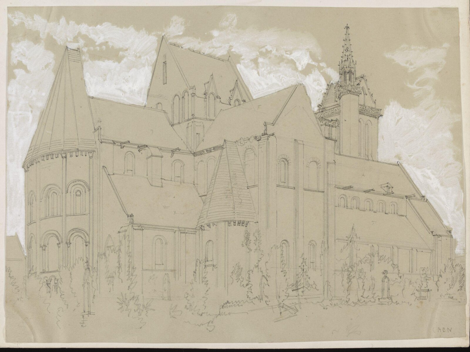 Drawing, Richard Phené Spiers