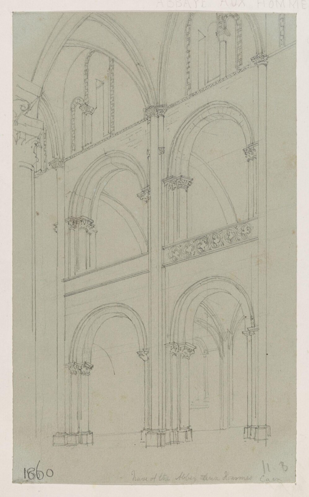 Drawing, Richard Phené Spiers, 1860