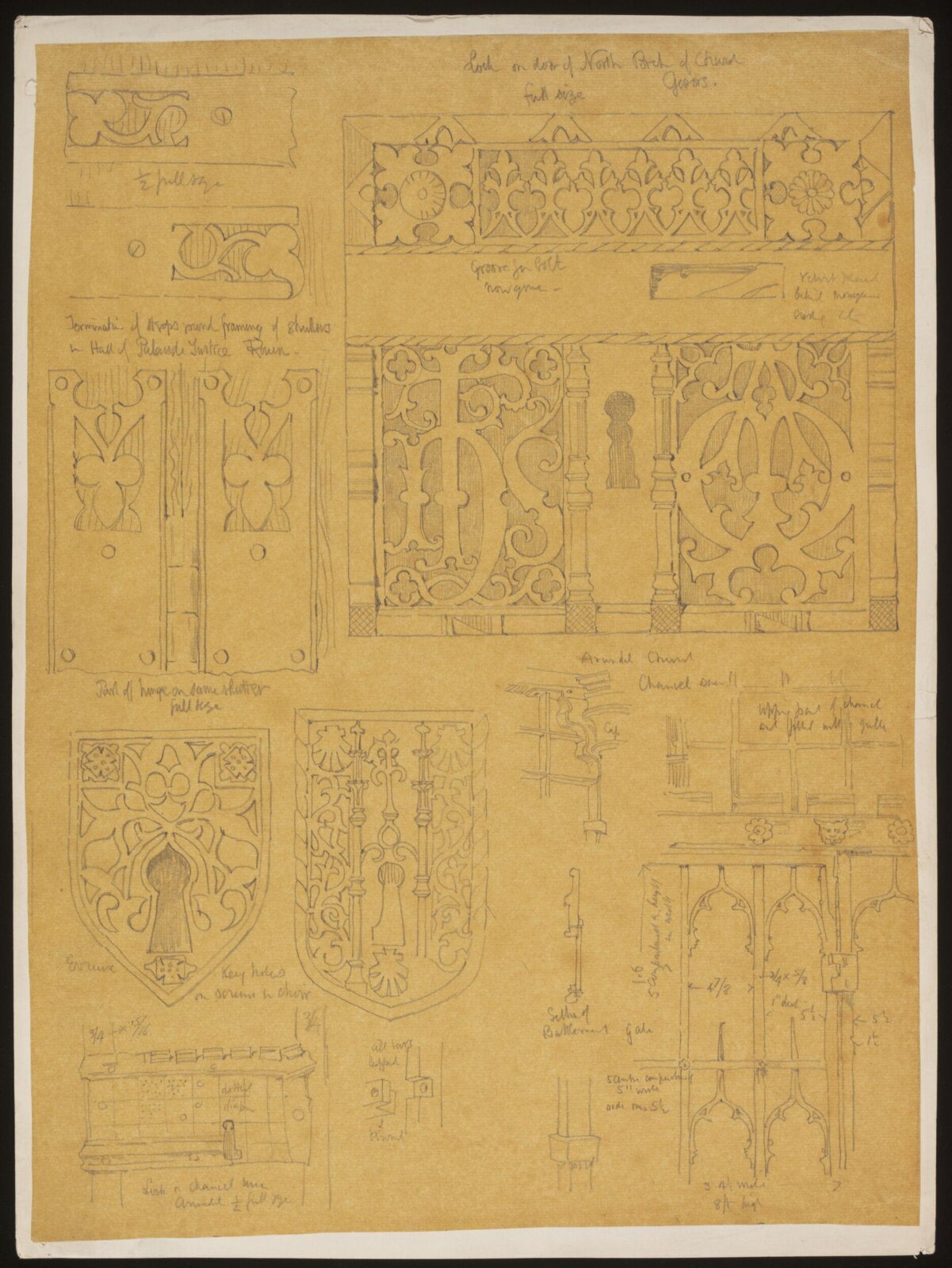 Drawing, Richard Phené Spiers