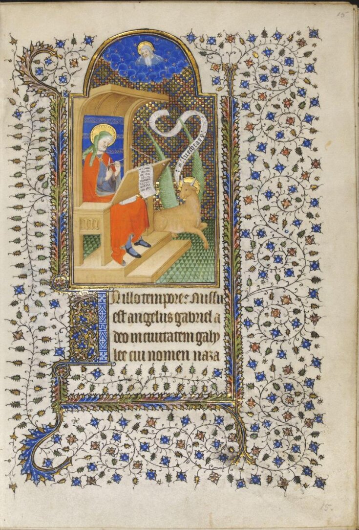Book of hours, Use of Paris, in Latin and French top image