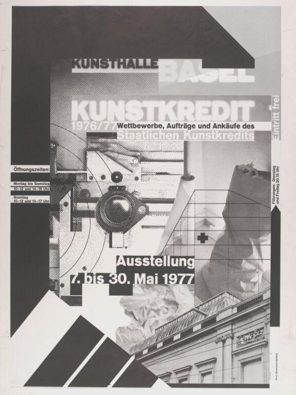 Kunsthalle Basel Kunstkredit 76-77, 1977, Switzerland