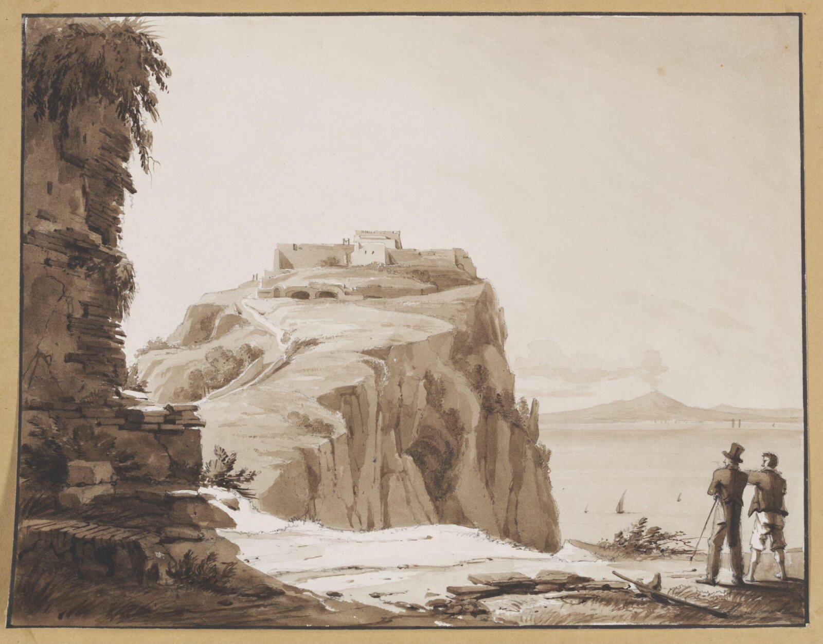 Palais de Tibere a Capri, ca. 19th century