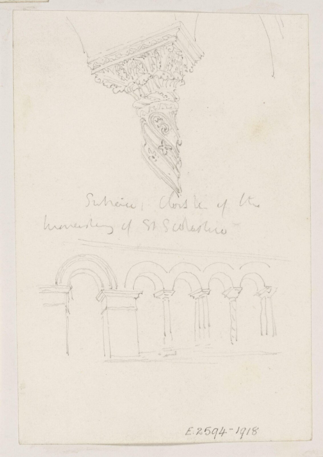 Drawing, Richard Phené Spiers