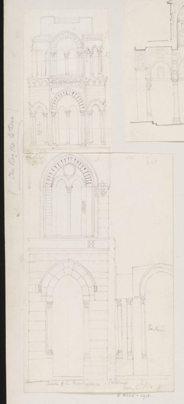 Drawing, Richard Phené Spiers, May 5th 1864