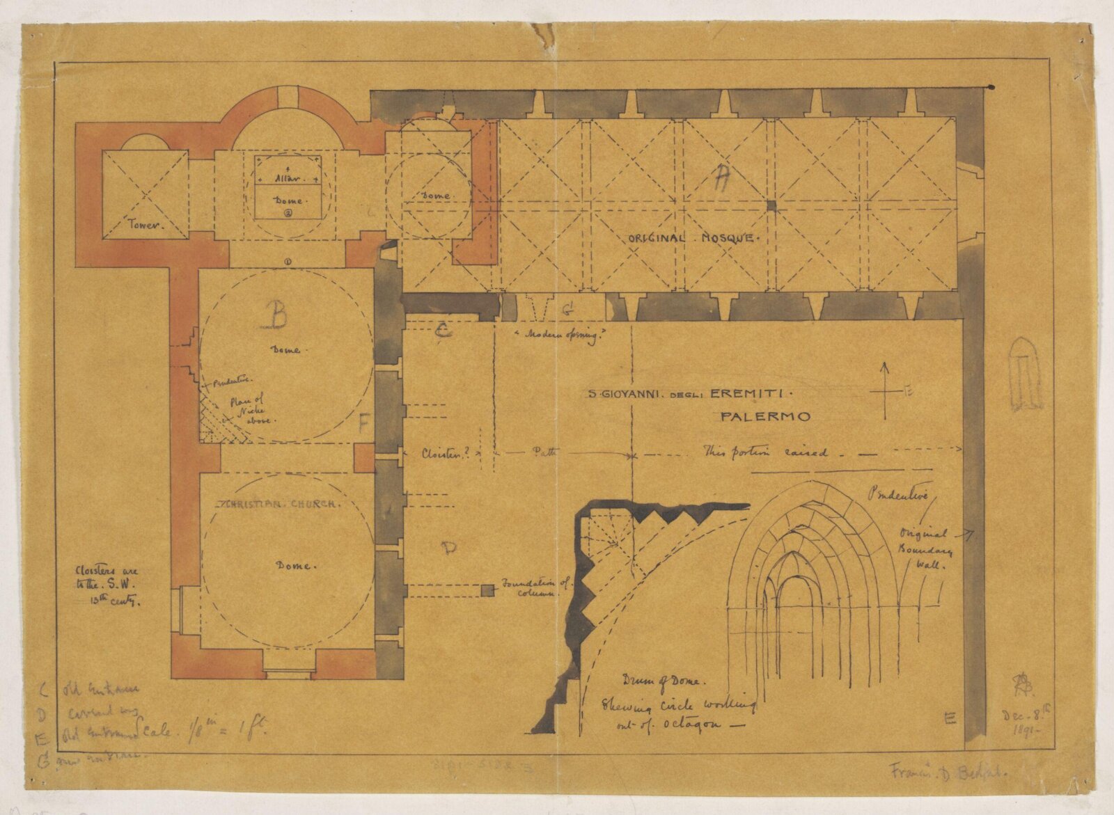 Drawing, Dec 8th 1891