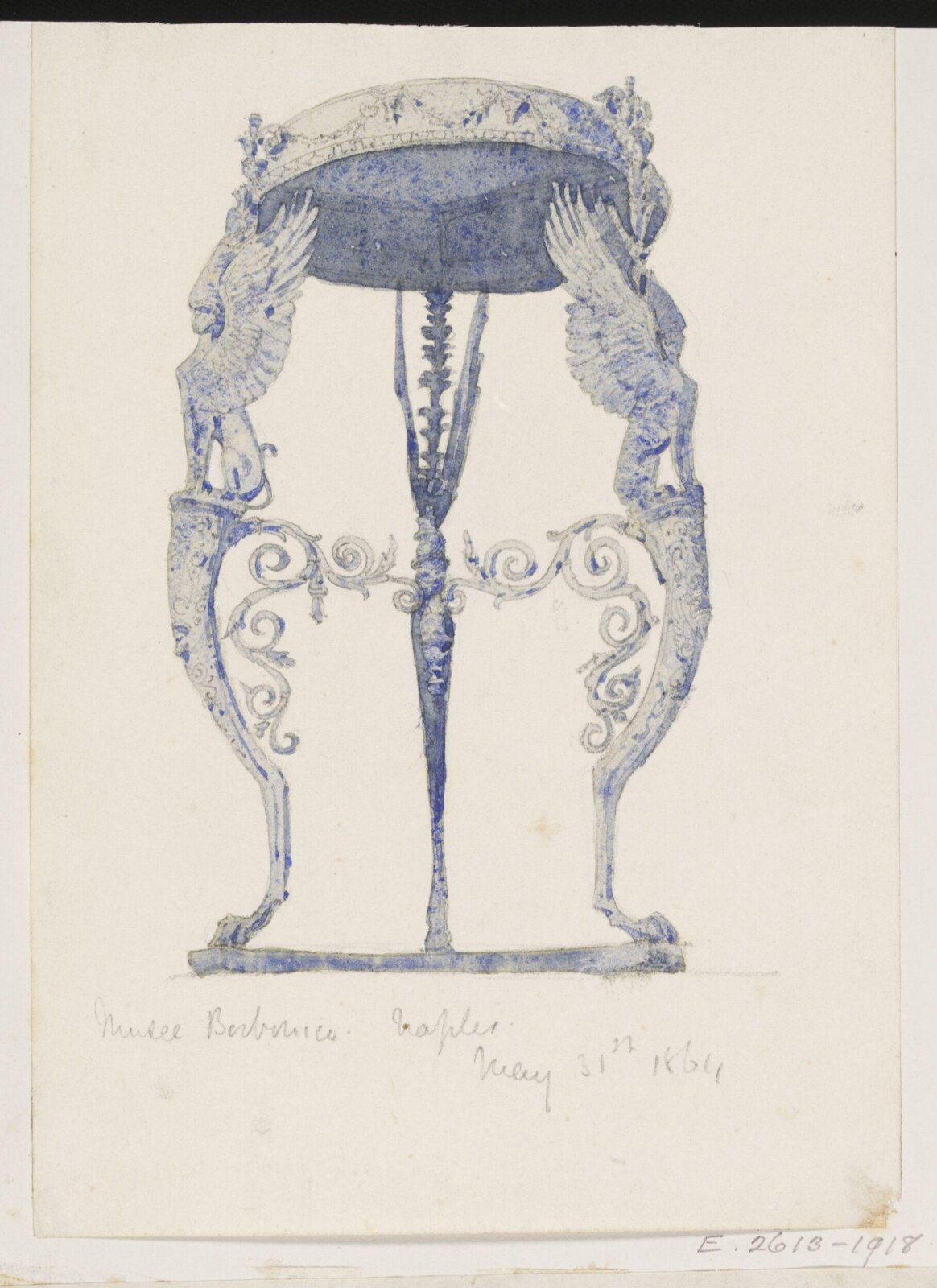 Drawing, Richard Phené Spiers, May 31st 1864
