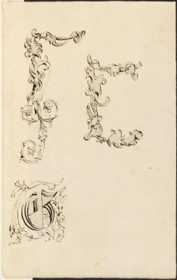 Album of designs, sketches, notes, receipts, trade cards, catalogues,...