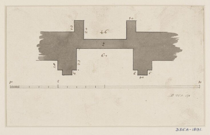 Plan of a fireplace top image