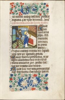  Book of Hours, Use of Sarum (the 'Zouche Hours'), in Latin thumbnail 1