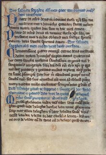 Psalter, in Latin, added prayers in Latin and Dutch with Dutch rubrics thumbnail 1