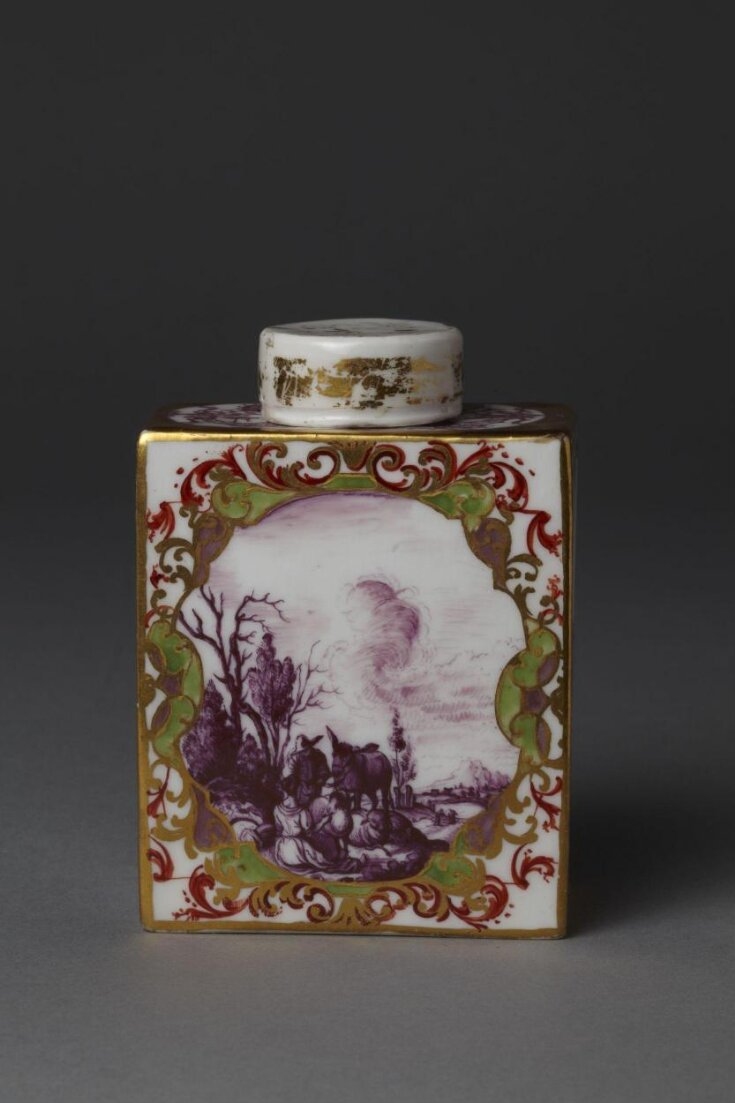 Tea Caddy and Cover top image