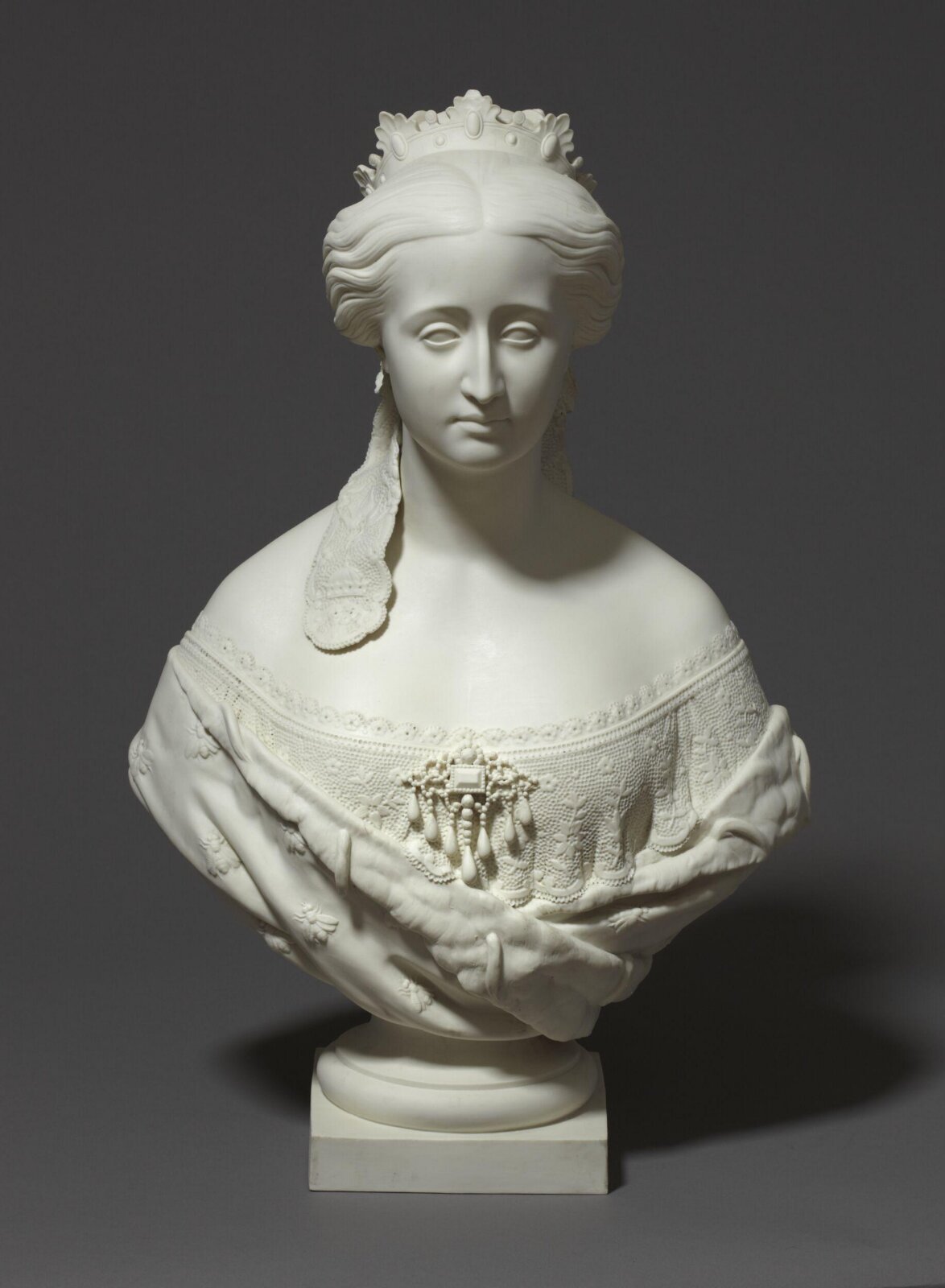 Bust, Minton, 19th century